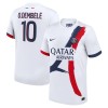 Maglia ufficiale Paris Saint Germain Dembele 10 Trasferta 2024-25 per Uomo